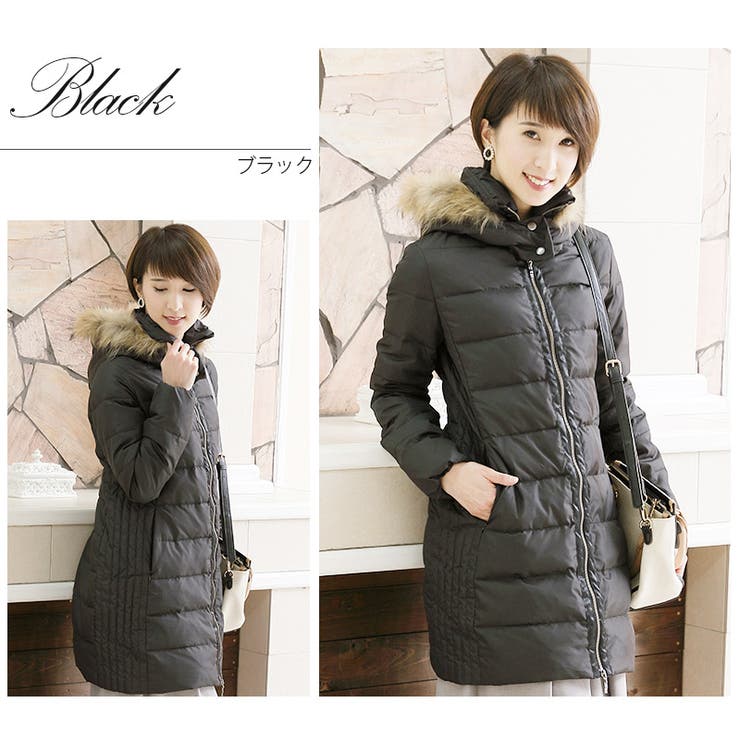 美品　La MODE 毛皮　フォックスファー　ダウンコート　2way L 美品 La MODE 毛皮 フォックスファー ダウンコート 2way L ダウン