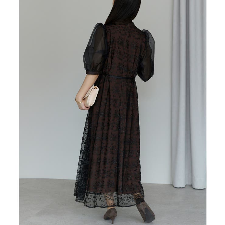 シアーバルーンスリーブドレス | PREFERIR | 詳細画像11 