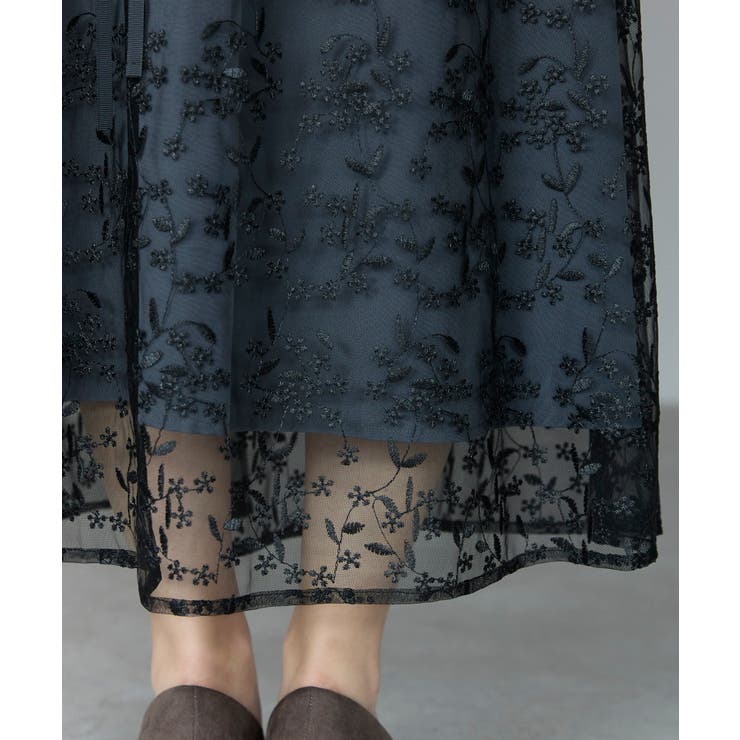 シアーバルーンスリーブドレス | PREFERIR | 詳細画像7 