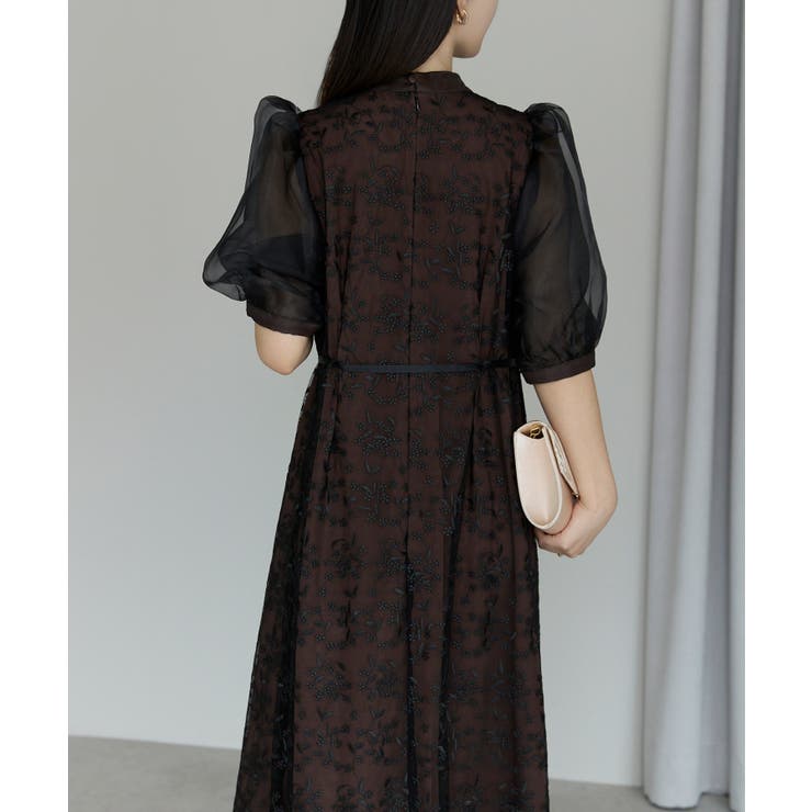 シアーバルーンスリーブドレス | PREFERIR | 詳細画像9 