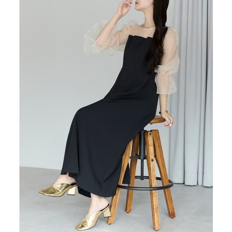 シアースリーブフレアードレス | PREFERIR | 詳細画像10 