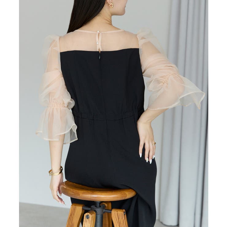 シアースリーブフレアードレス | PREFERIR | 詳細画像8 