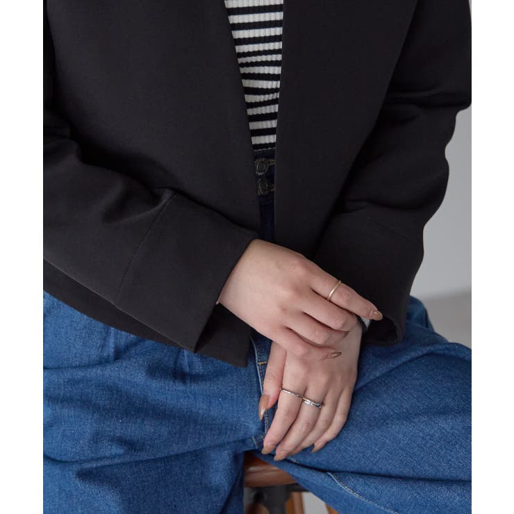 ストレッチショートジャケット | PREFERIR | 詳細画像4 