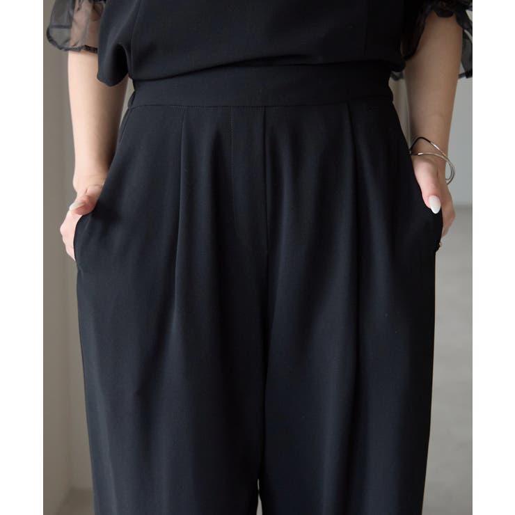 バルーンスリーブブラウス+ワイドパンツ | PREFERIR | 詳細画像34 