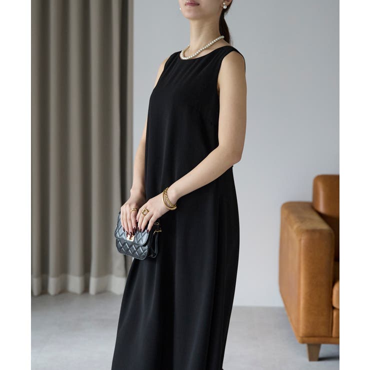 バルーンスヌード＋ノースリーブドレス | PREFERIR | 詳細画像10 