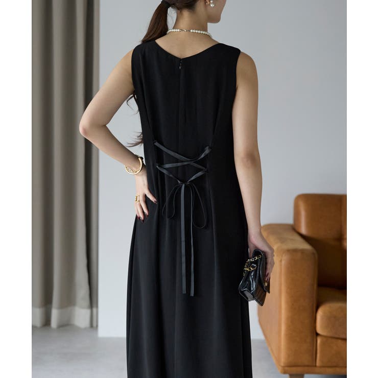 バルーンスヌード＋ノースリーブドレス | PREFERIR | 詳細画像11 