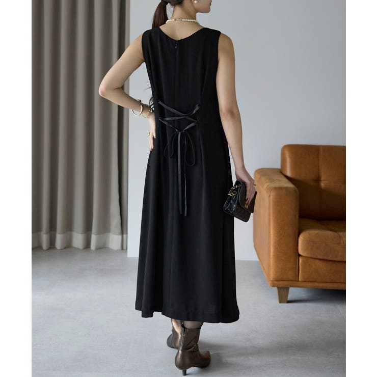 バルーンスヌード＋ノースリーブドレス | PREFERIR | 詳細画像13 