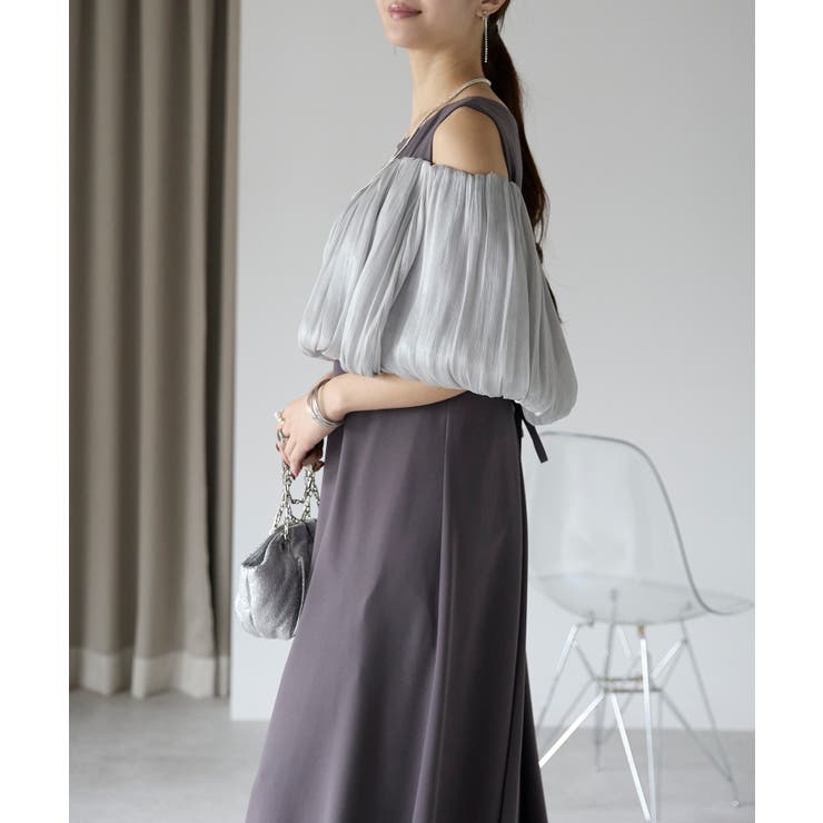 バルーンスヌード＋ノースリーブドレス | PREFERIR | 詳細画像16 