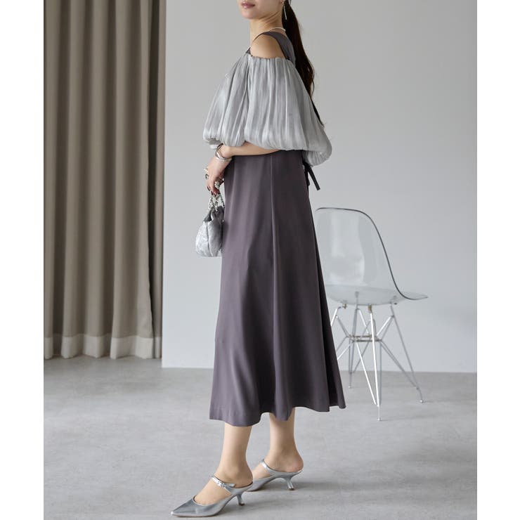 バルーンスヌード＋ノースリーブドレス | PREFERIR | 詳細画像19 