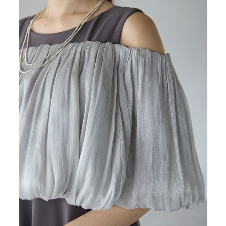 バルーンスヌード＋ノースリーブドレス | PREFERIR | 詳細画像20 