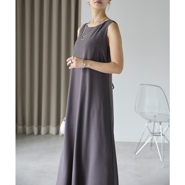 バルーンスヌード＋ノースリーブドレス | PREFERIR | 詳細画像23 