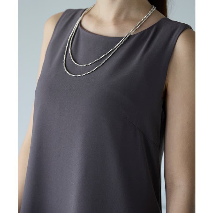 バルーンスヌード＋ノースリーブドレス | PREFERIR | 詳細画像29 