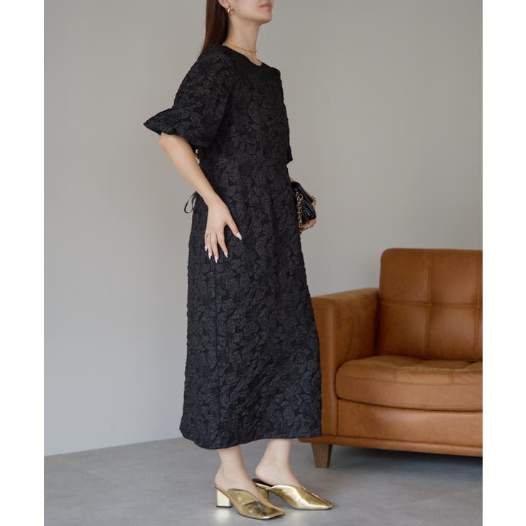 フクレジャガードバルーンスリーブドレス | PREFERIR | 詳細画像12 