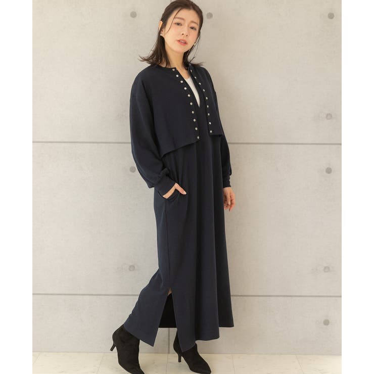 ポンチカーデアンサンブルワンピース | PREFERIR | 詳細画像20 