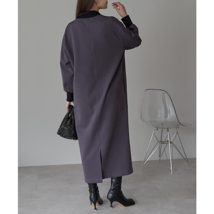 配色ジップアップカットソーワンピース | PREFERIR | 詳細画像16 