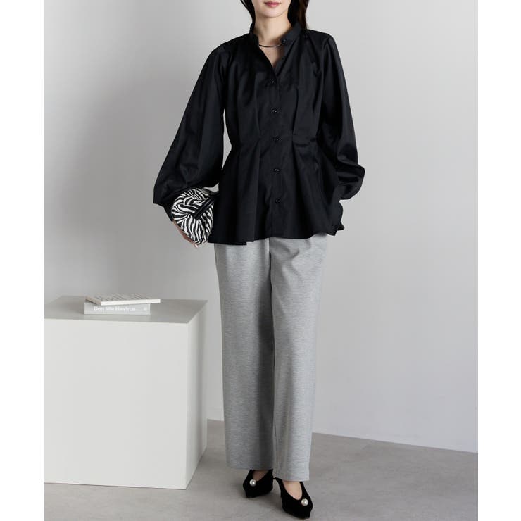 きれいめダンボールニットイージーパンツ | PREFERIR | 詳細画像5 