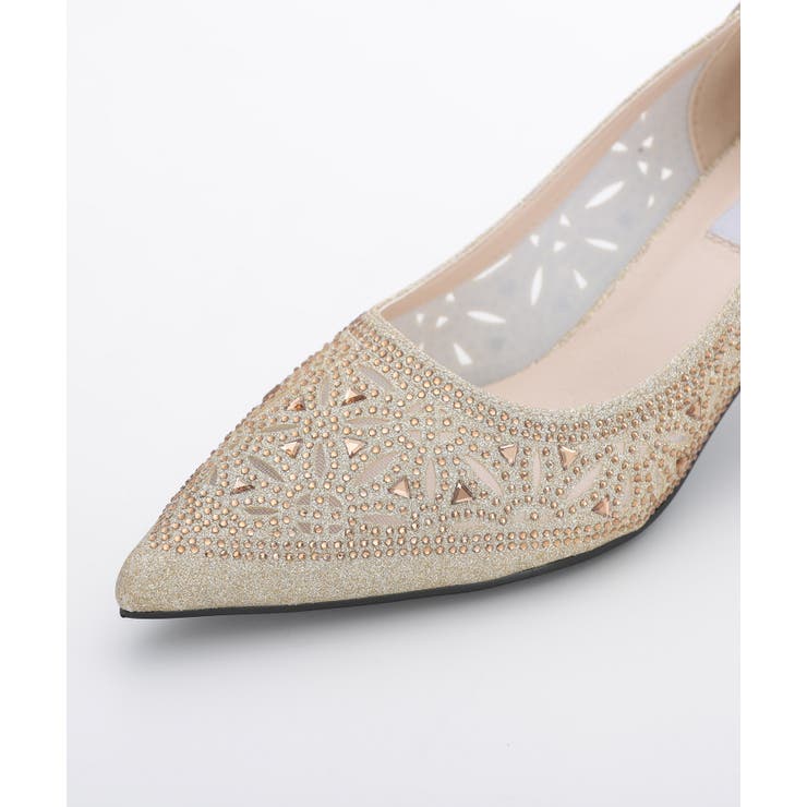 幾何柄グリッターパンプス | PREFERIR | 詳細画像2 