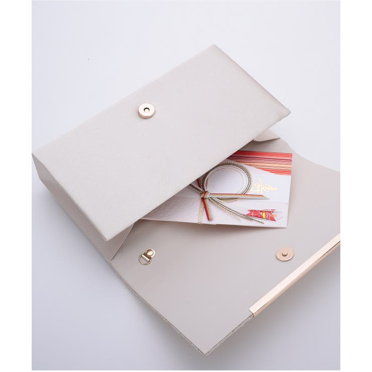 3WAYサテンプリーツ切り替えパーティークラッチバッグ | PREFERIR | 詳細画像13 