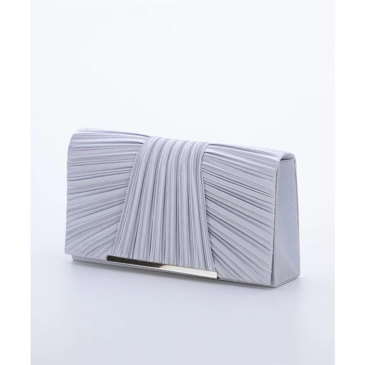 3WAYサテンプリーツ切り替えパーティークラッチバッグ | PREFERIR | 詳細画像6 