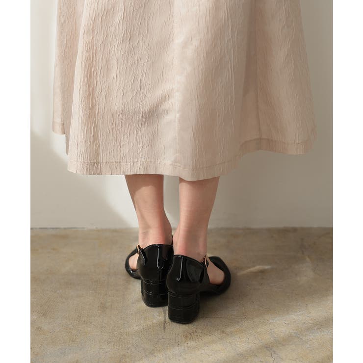 グリッターチャンキーヒールパンプス | PREFERIR | 詳細画像14 