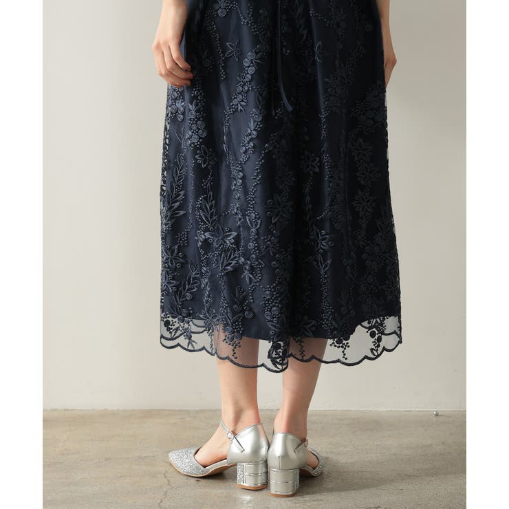 グリッターチャンキーヒールパンプス | PREFERIR | 詳細画像7 