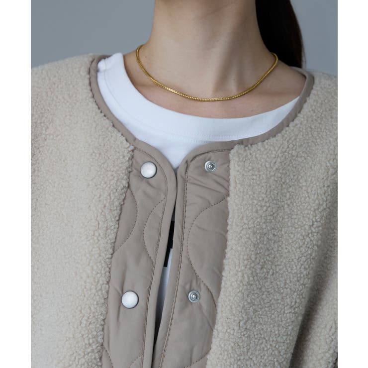 キルティングボアコート | PREFERIR | 詳細画像11 