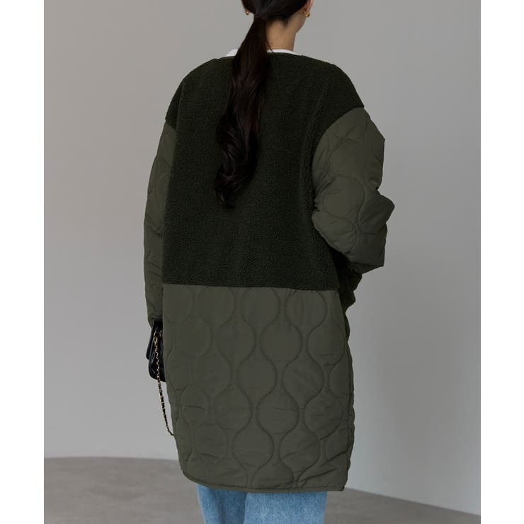 キルティングボアコート | PREFERIR | 詳細画像16 