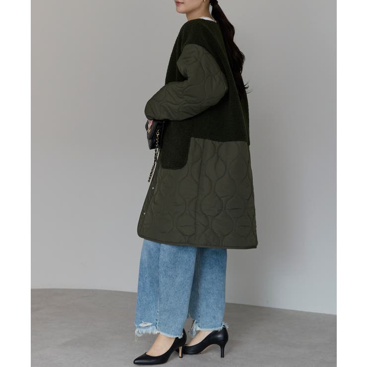 キルティングボアコート | PREFERIR | 詳細画像19 