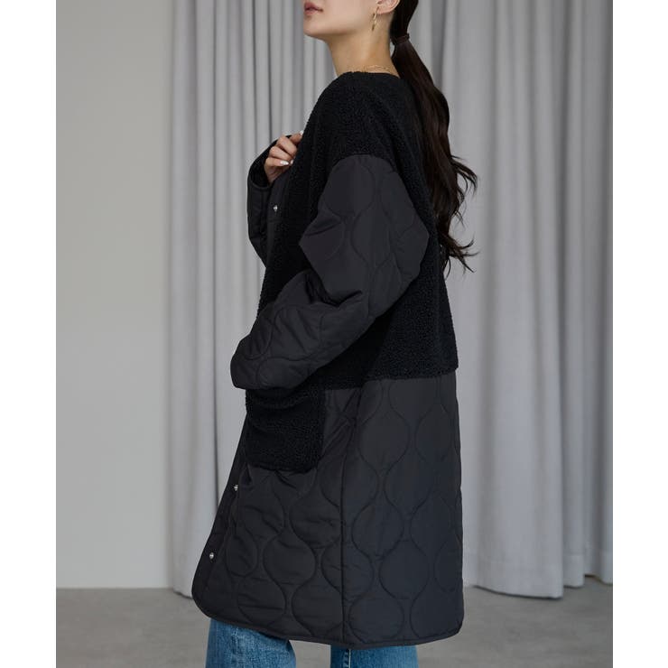 キルティングボアコート | PREFERIR | 詳細画像22 