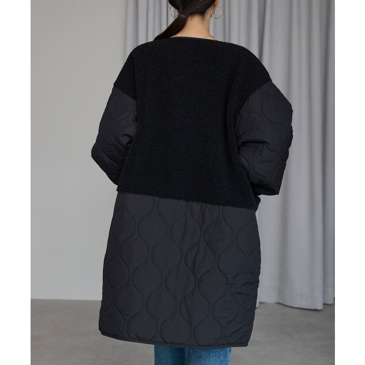 キルティングボアコート | PREFERIR | 詳細画像24 