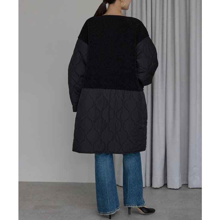 キルティングボアコート | PREFERIR | 詳細画像28 