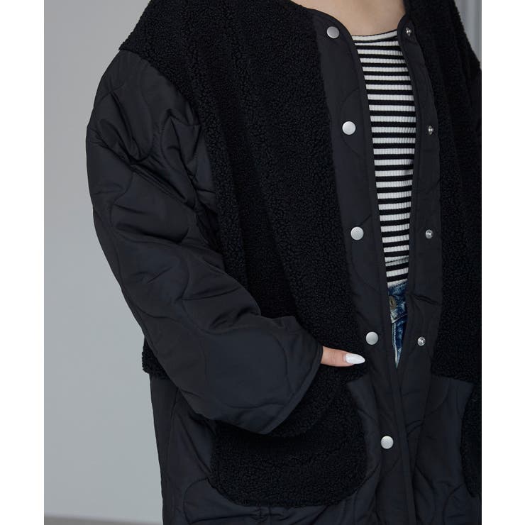 キルティングボアコート | PREFERIR | 詳細画像29 