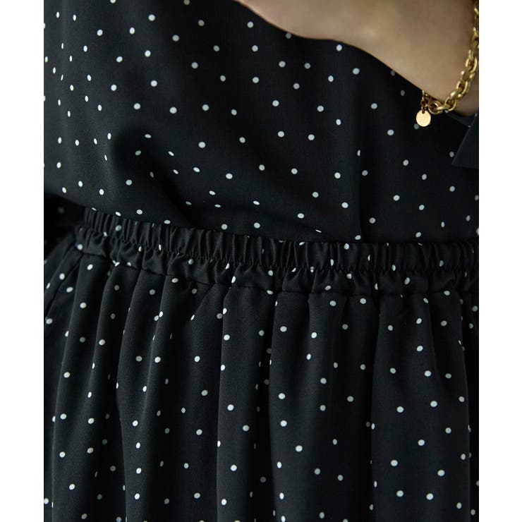 ドット柄ティアードスカート | PREFERIR | 詳細画像15 