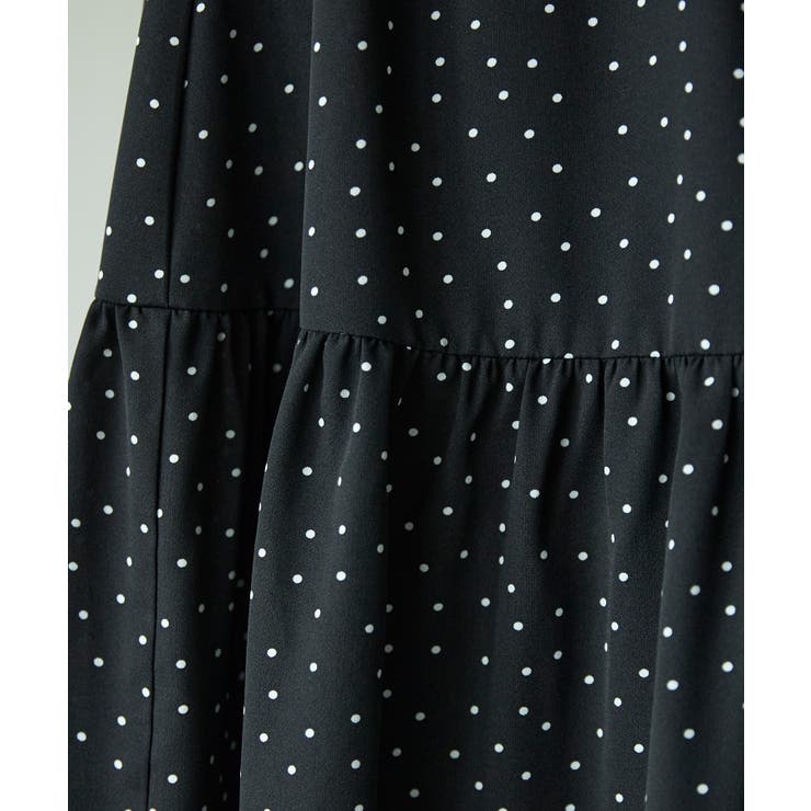 ドット柄ティアードスカート | PREFERIR | 詳細画像17 