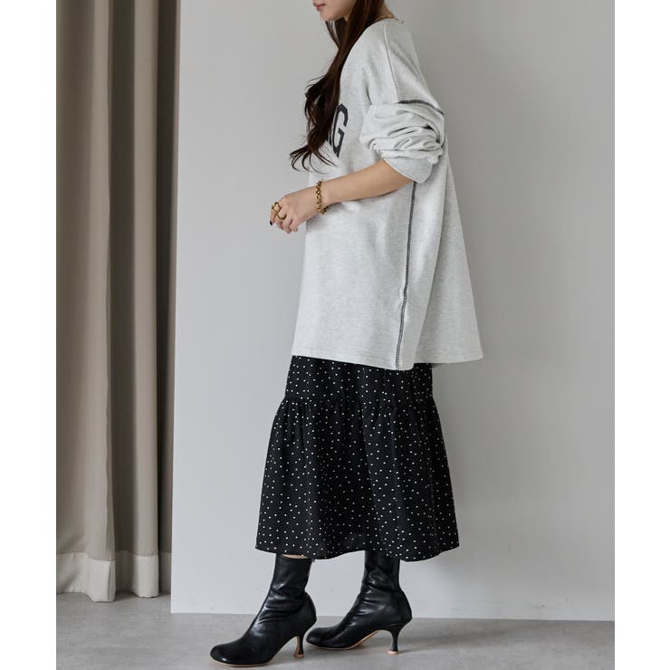ドット柄ティアードスカート | PREFERIR | 詳細画像21 