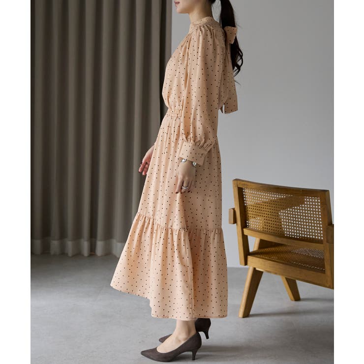ドット柄ティアードスカート | PREFERIR | 詳細画像5 