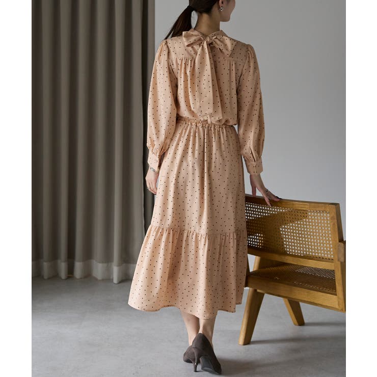 ドット柄ティアードスカート | PREFERIR | 詳細画像6 