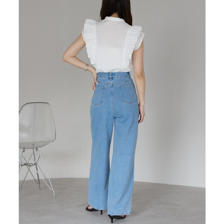 ラインストーン付きデニムパンツ | PREFERIR | 詳細画像18 