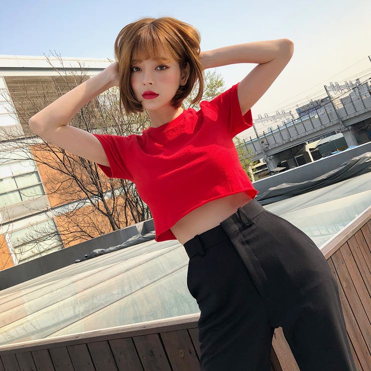 CELINE 21SS クロップド　Tシャツ　Mサイズ　レッド　赤　短丈 CELINE 21SS クロップド Tシャツ Mサイズ レッド 赤 短丈 CELINE 21SS