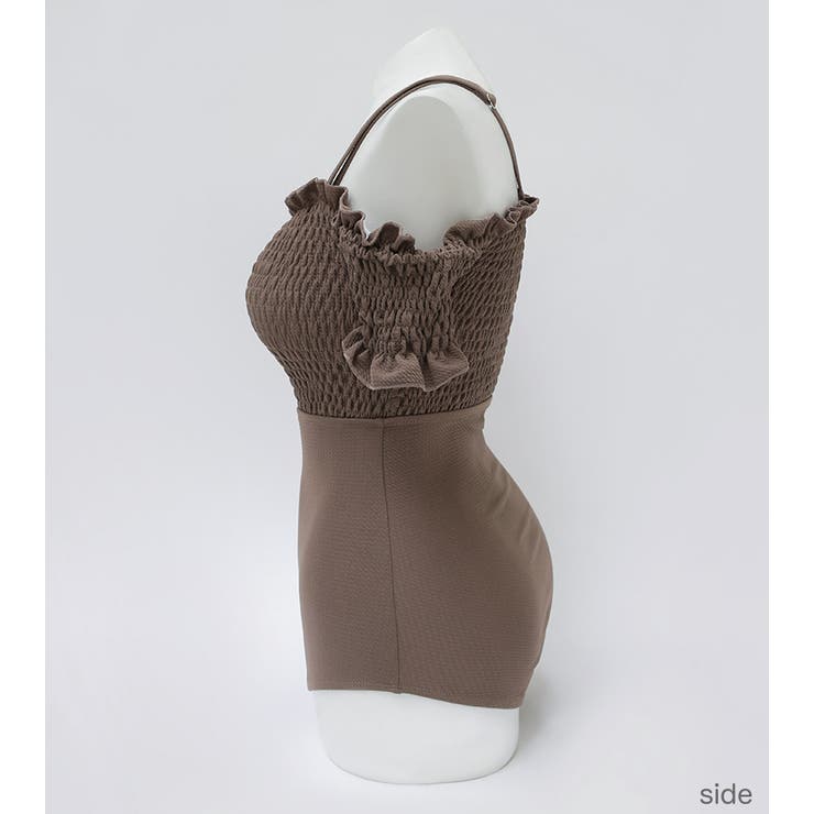 カプチーノフリルワンピース 水着 オフショルダー | PREMIUM K | 詳細画像12 