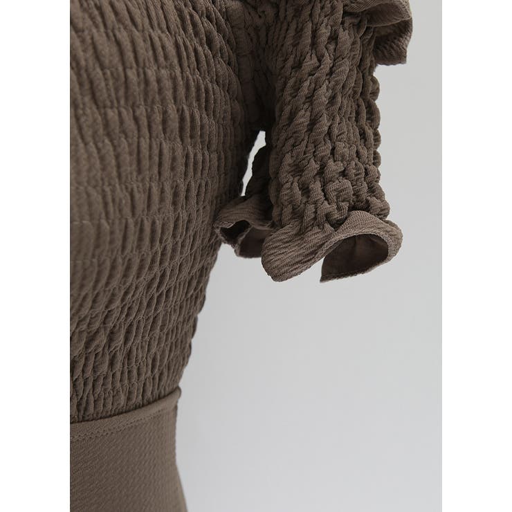 カプチーノフリルワンピース 水着 オフショルダー | PREMIUM K | 詳細画像17 