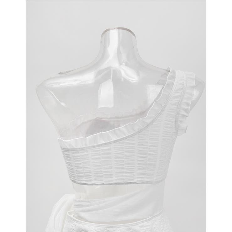 サイドリボンフリルモノキニ ビキニ 水着[品番:AD000013201 サイドリボンフリルモノキニ ビキニ 水着[品番:AD000013201