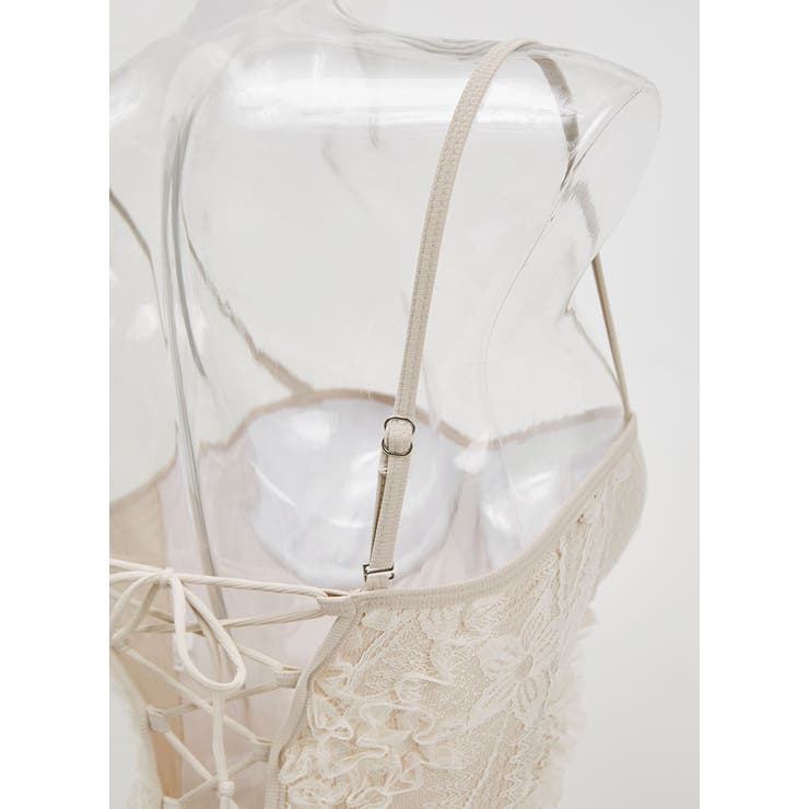 2WAYコルセットレースワンピース 水着 ベルスリーブ | PREMIUM K | 詳細画像21 