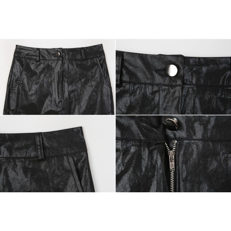 アシンメトリービッグカットスカート 斜めカット 足長効果 | PREMIUM K | 詳細画像9 