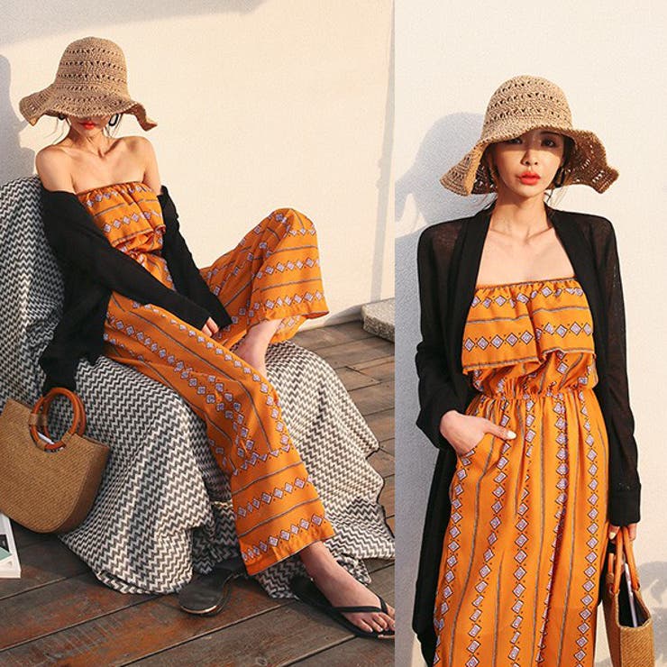 T247/美品 AMERI オールインワン ジャンプスーツ ロンパース ラメ アメリヴィンテージ Ameri VINTAGE MEDI 2WAY FRILL ROMPERS