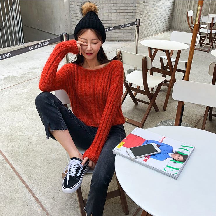 極美品Rotar カウチンセーター L size ブラウン 茶 テクスチャー