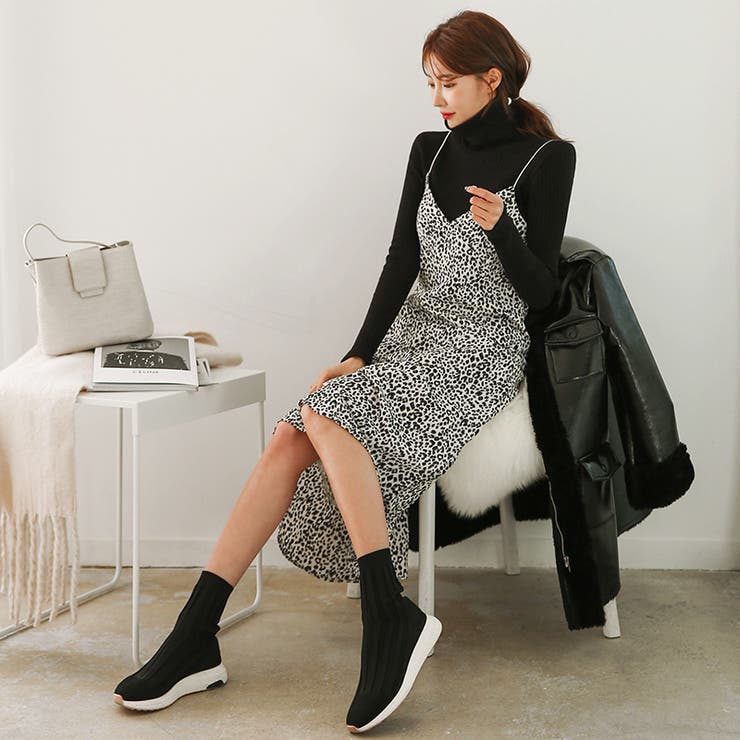 レオパード柄 キャミソール ヒョウ柄 DOLCE & GABBANA ヒョウ柄