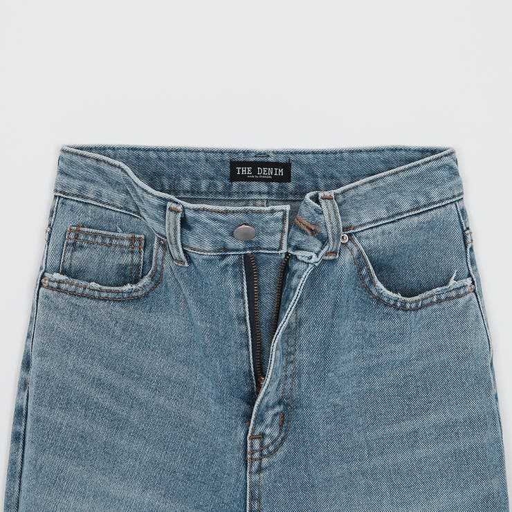 ハイウエストストレートジーンズ ハイダメージ ハードクラッシュ | PREMIUM K | 詳細画像24 