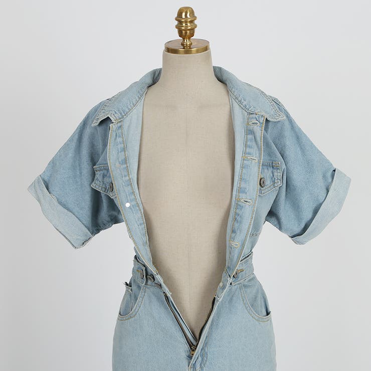 ウォッシュブルーデニムワンピース デニム ワンピース | PREMIUM K | 詳細画像20 