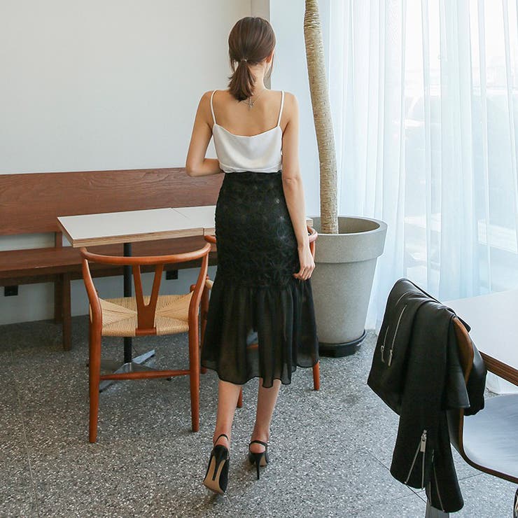 カラービスチェキャミソール 深いVネック ワイドVネック | PREMIUM K | 詳細画像22 